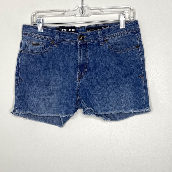 Jordache Cut Off Denim Shorts Size 10 - Picture 1 of 8